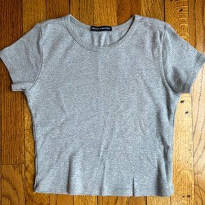 Brandy Melville Gray Top